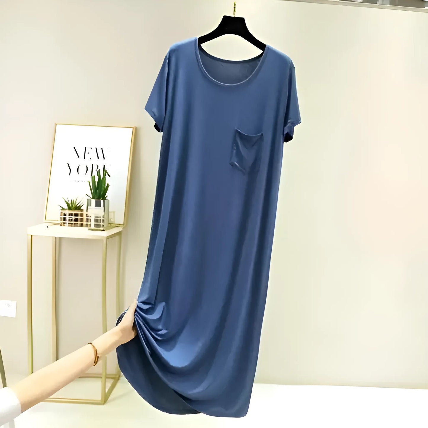 Bleu Nuisette avec poche
