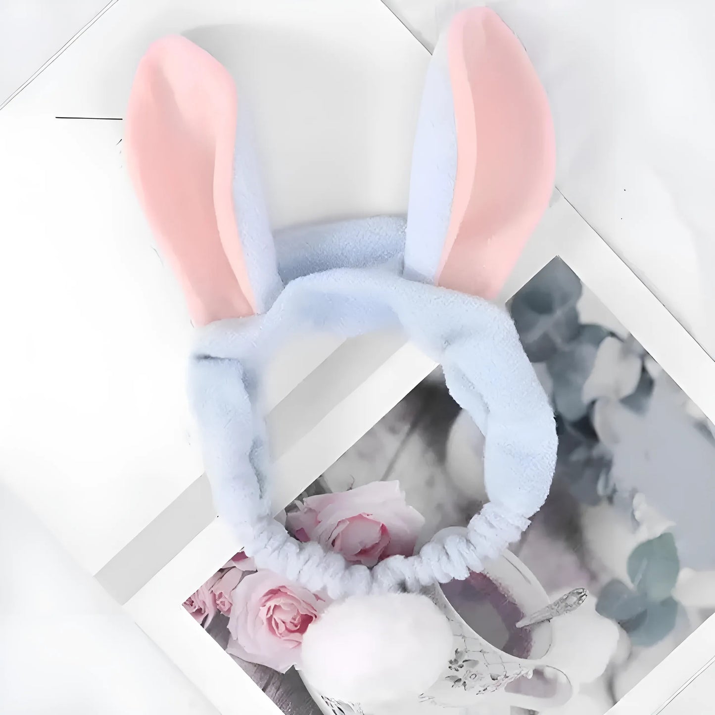 Bleu Serre-tête en forme d'oreilles de lapin