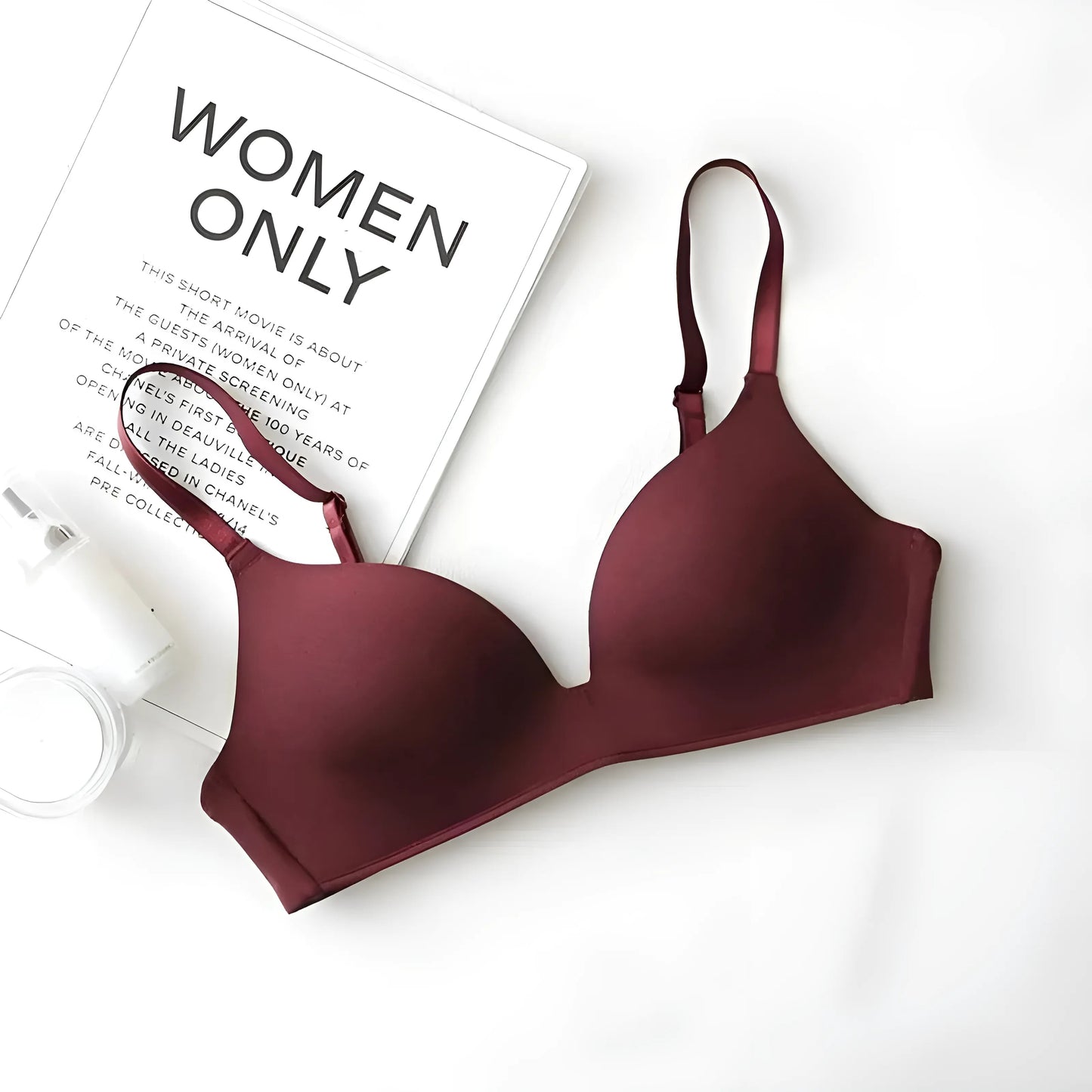 Bourgogne Soutien-gorge classique sans coutures