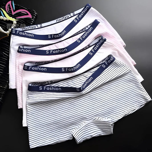 Boxers rayés pour femmes