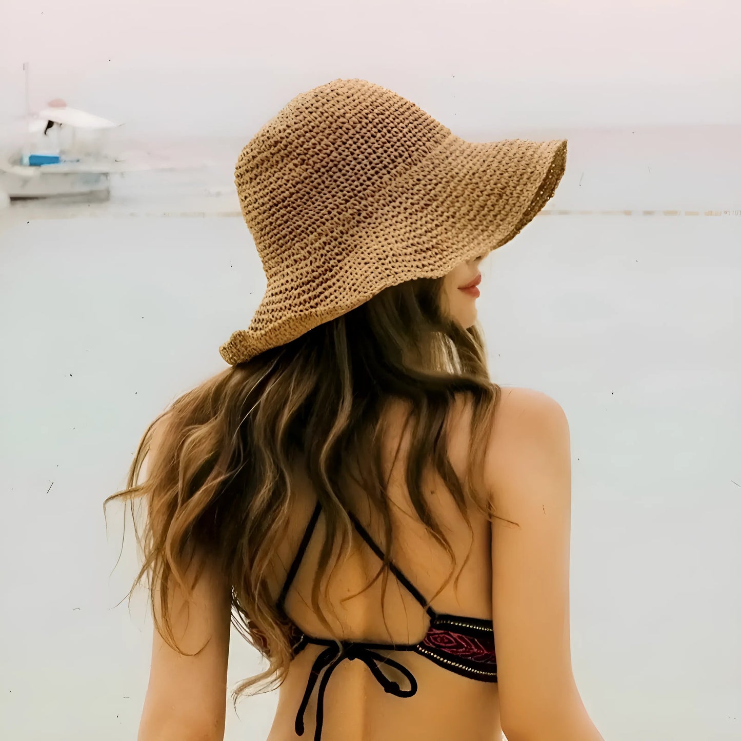Chapeau de plage simple