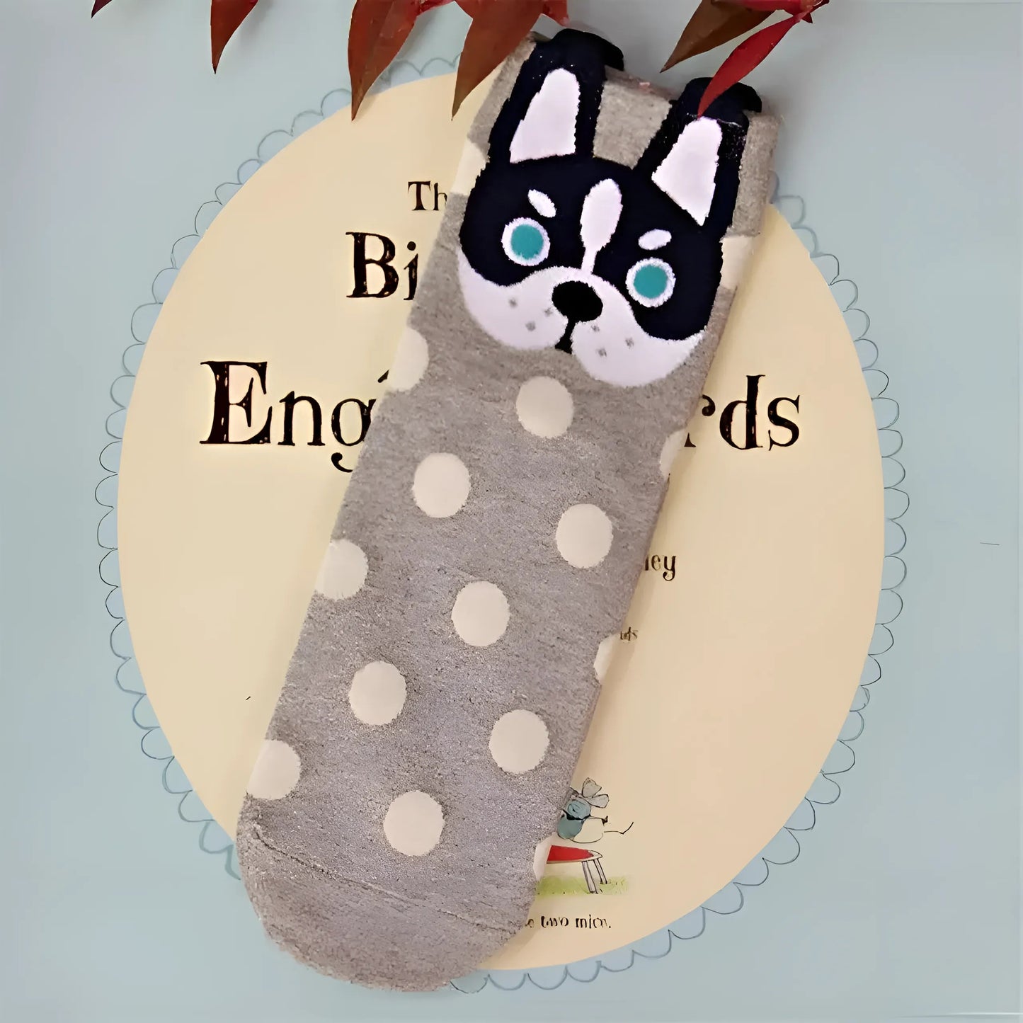 Chaussettes de cheville avec des motifs de chien