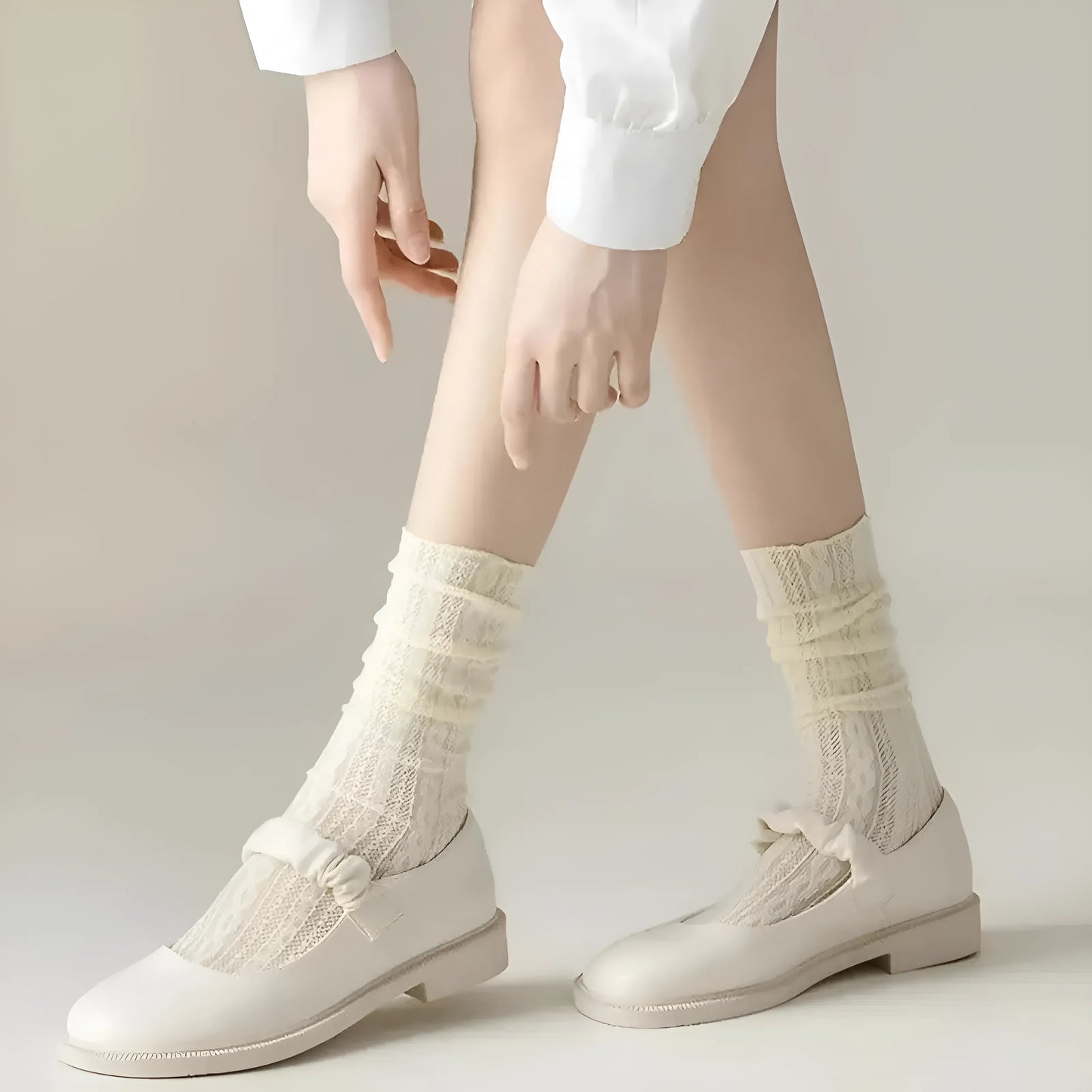 Chaussettes en dentelle