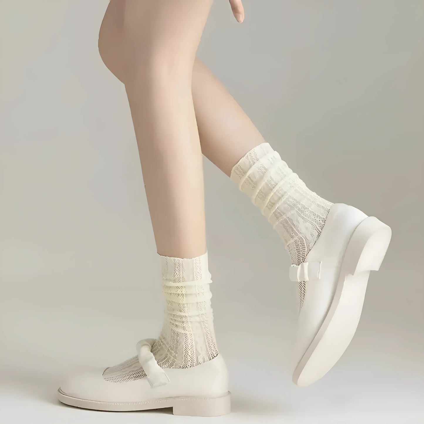 Chaussettes en dentelle