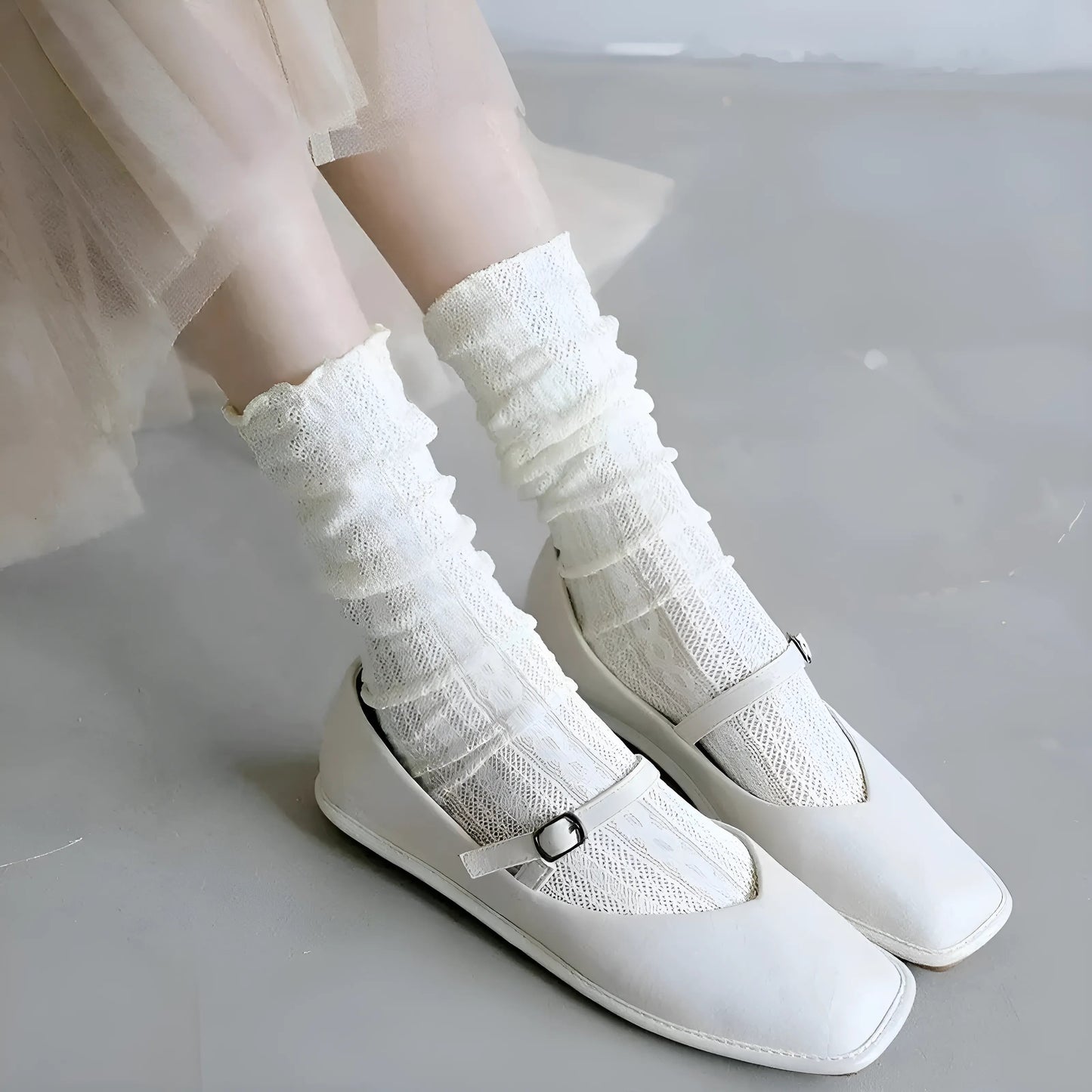 Chaussettes en dentelle