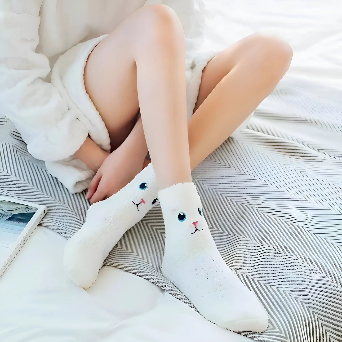 Chaussettes funky sur le thème des animaux