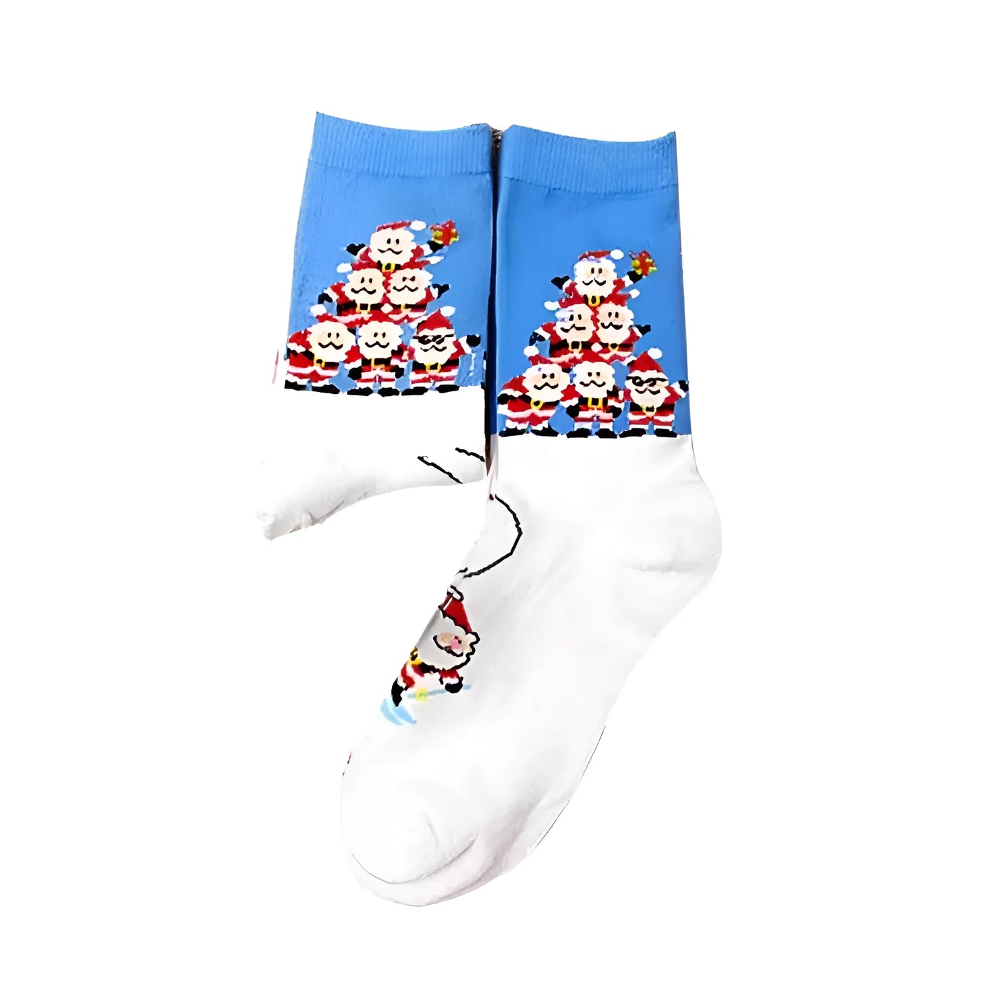 Chaussettes longues à motifs de Noël