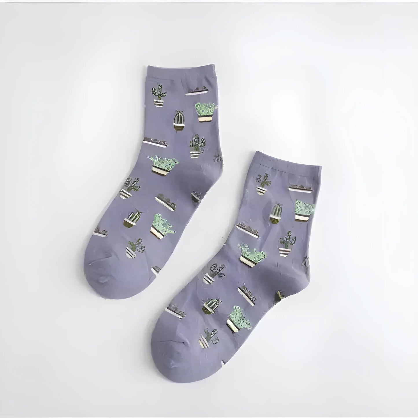 Chaussettes longues en cactus