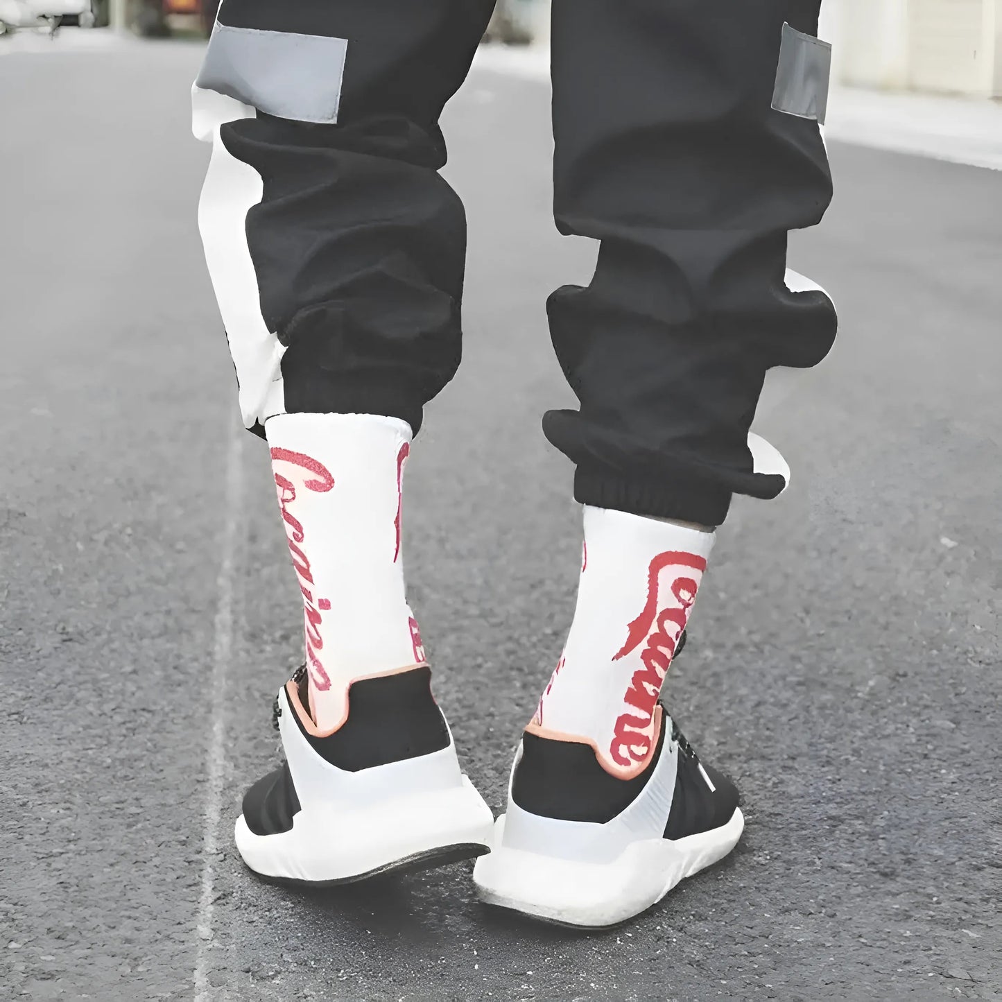 Chaussettes longues pour hommes avec imprimé 'Cocaine'