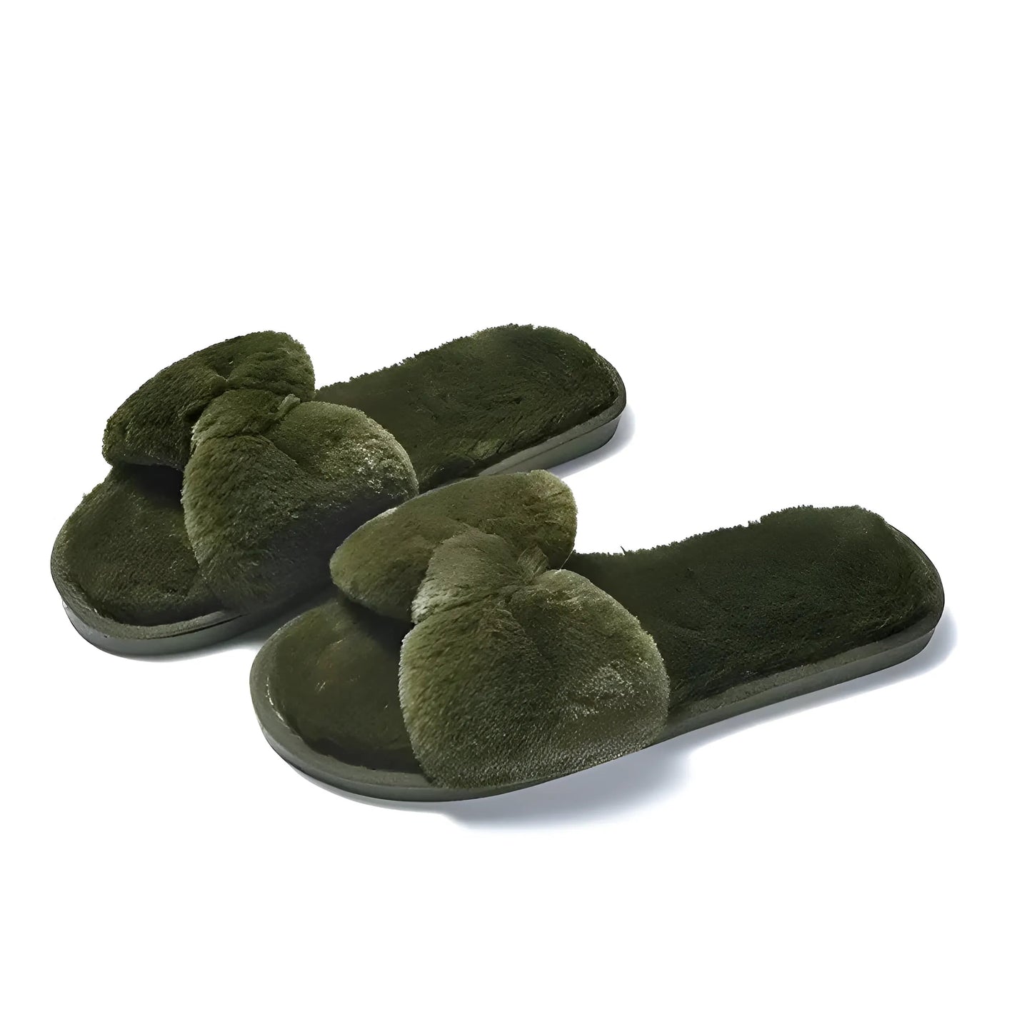 Chaussons pour femmes avec nœud