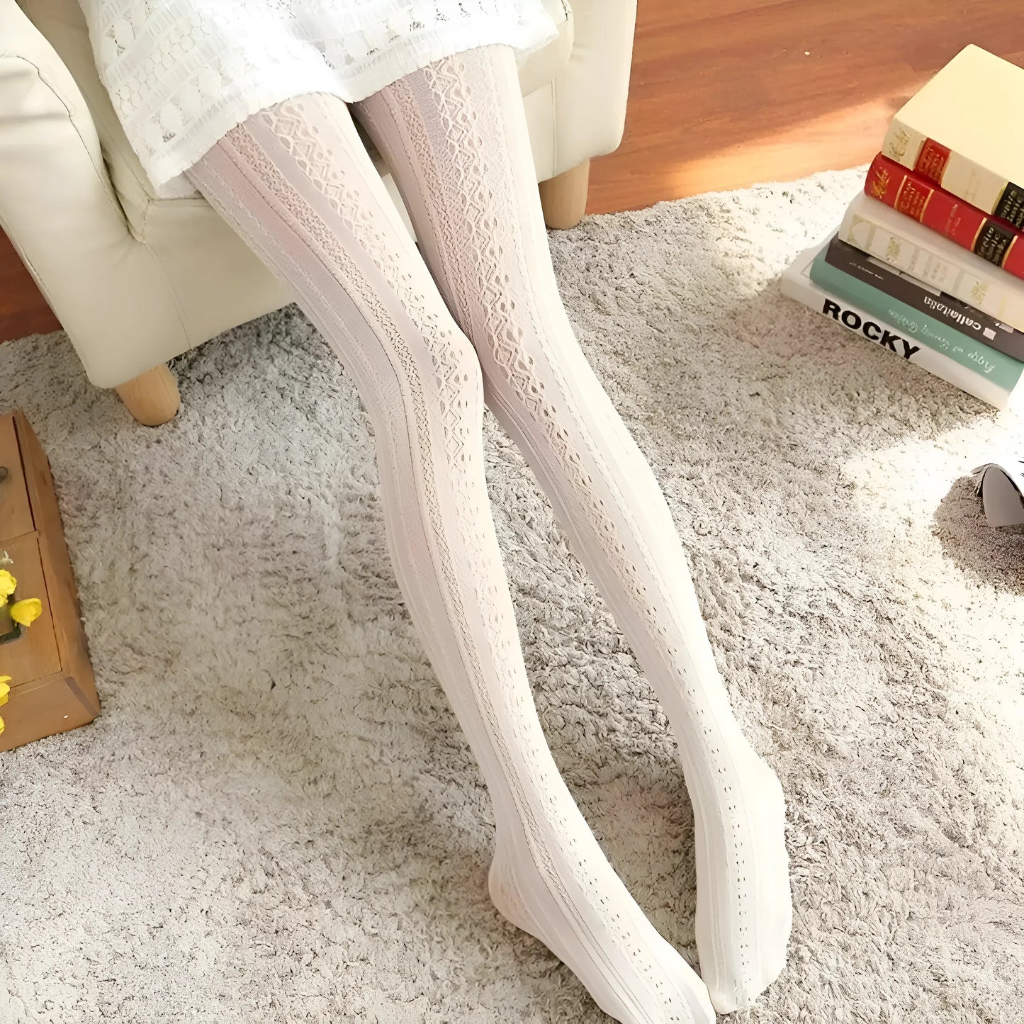 Collants ajourés pour femmes