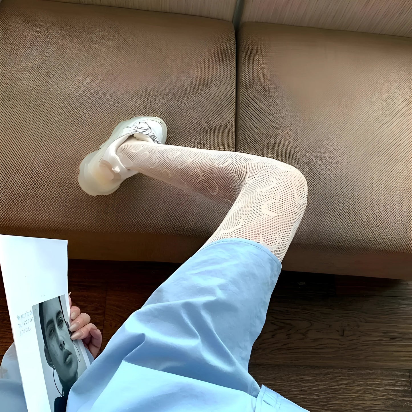 Collants imprimés lune pour femmes