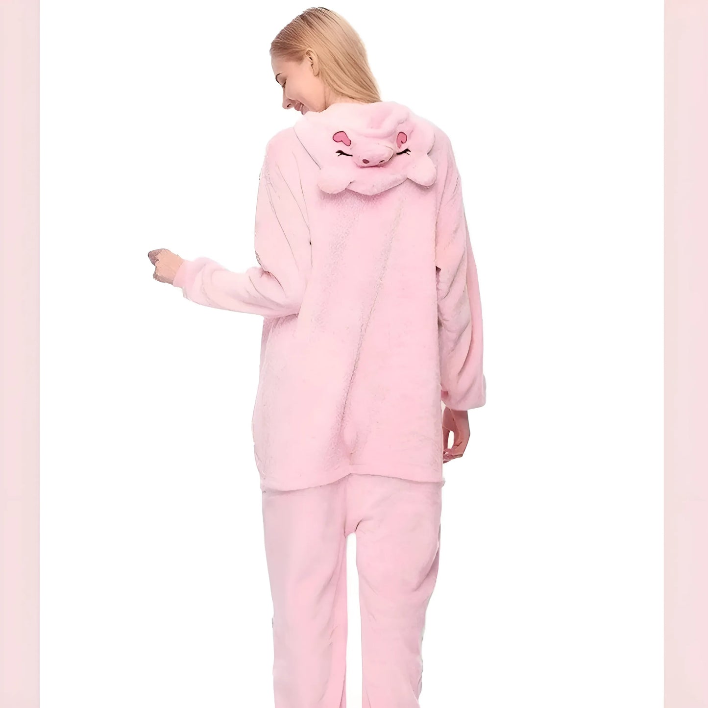 Combinaison en forme de cochon rose