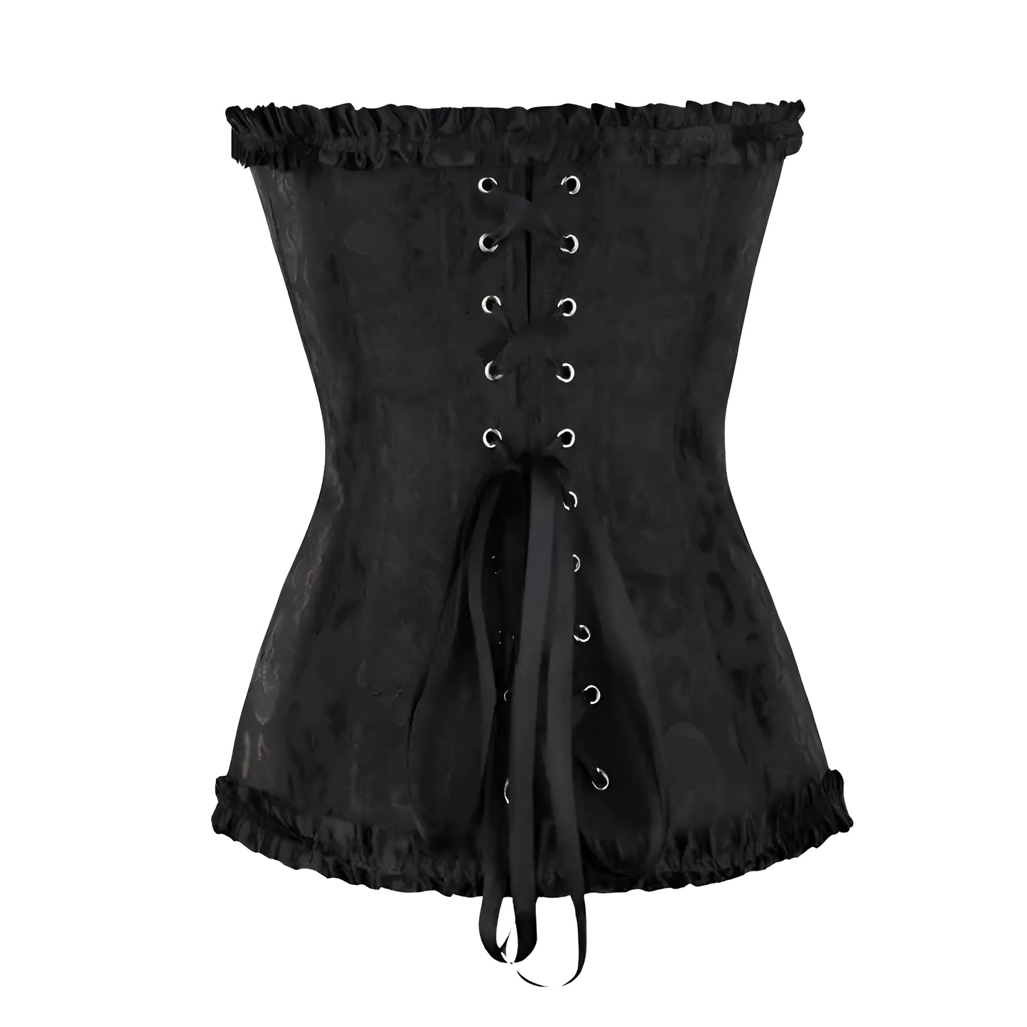 Corset en dentelle avec liens