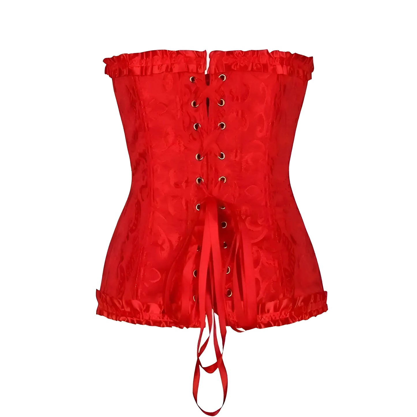 Corset en dentelle avec liens