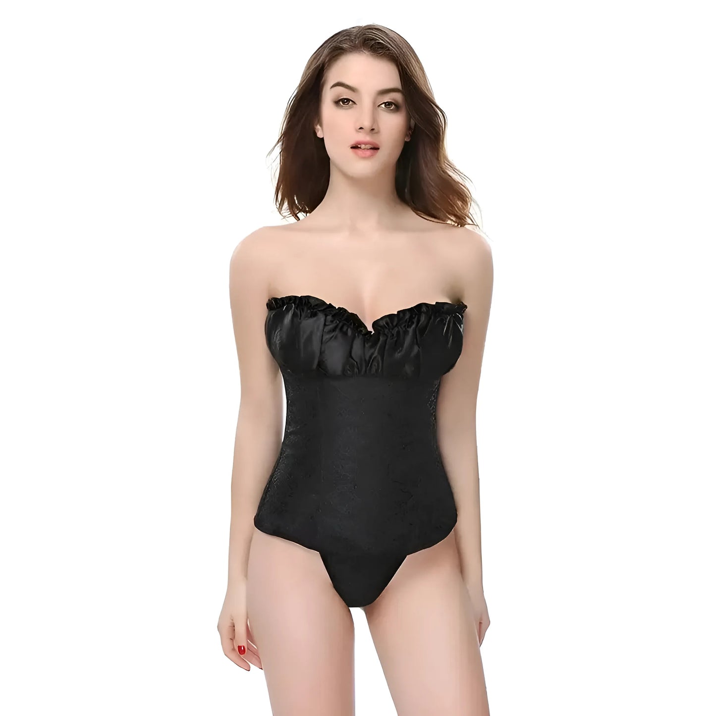 Corset féminin avec haut décoratif