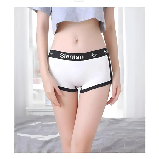 Culottes de boxeur pour femmes avec passepoil