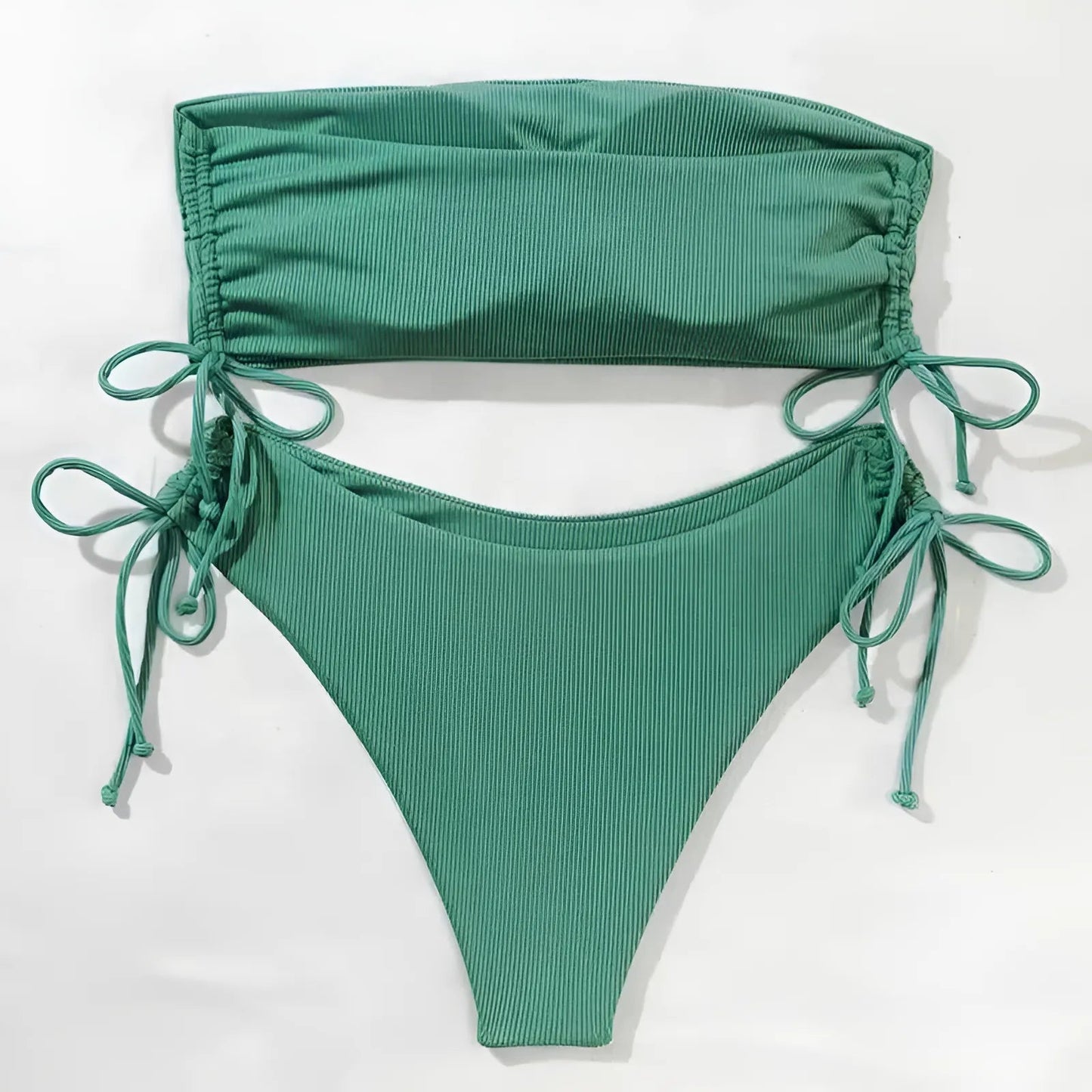 Ensemble de bikini deux pièces sans bretelles