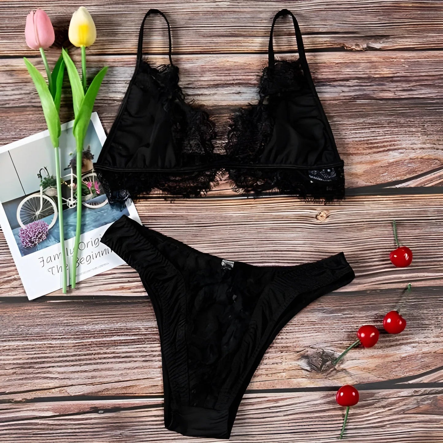 Ensemble de lingerie en dentelle