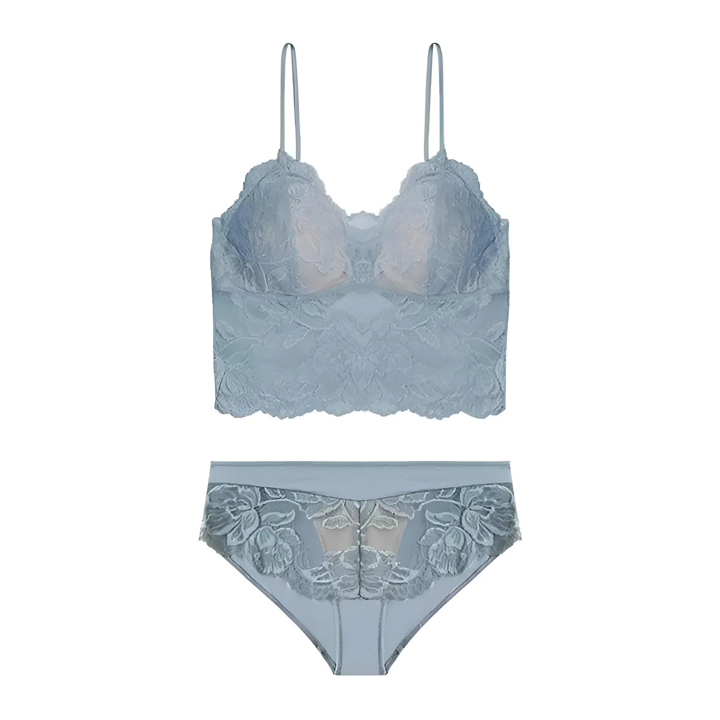 Ensemble de lingerie en dentelle avec bralette