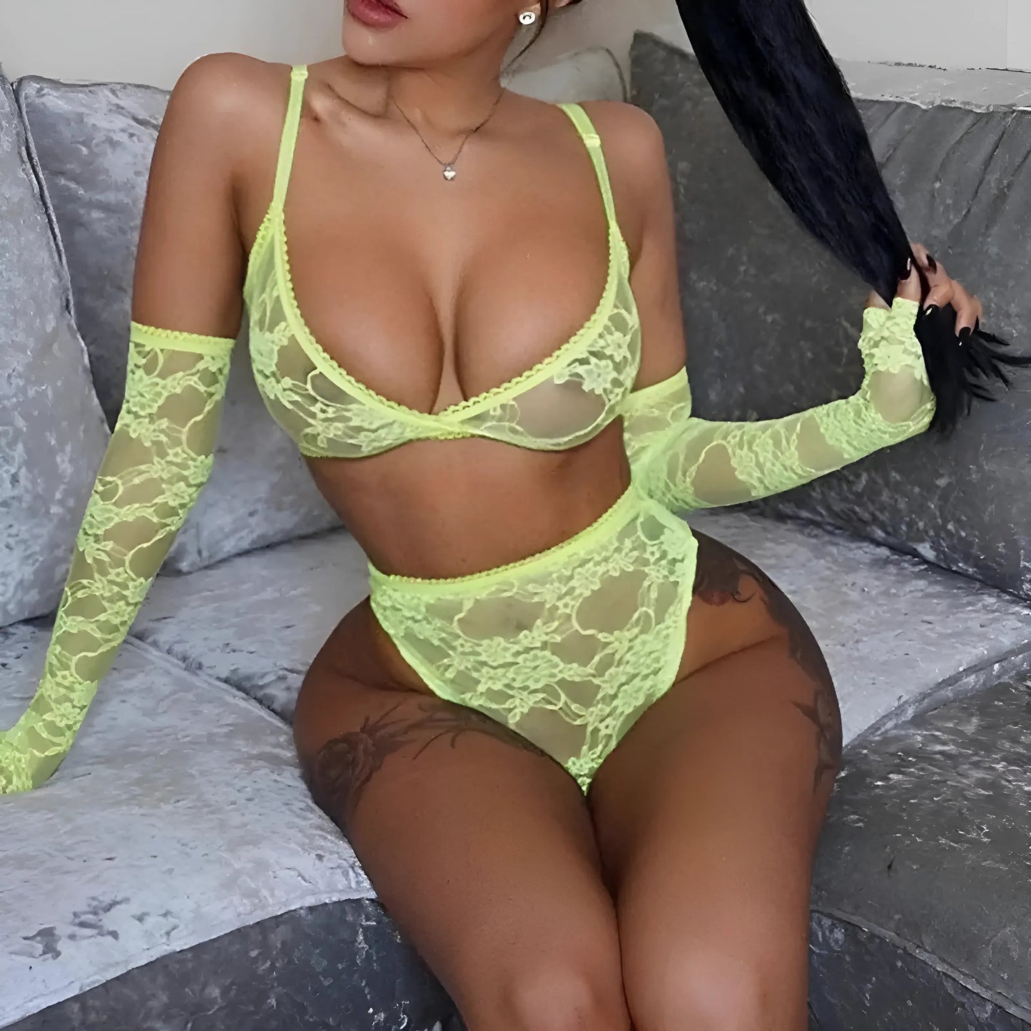 Ensemble de lingerie en dentelle