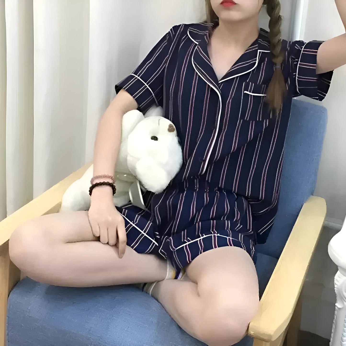 Ensemble de pyjama avec chemise et shorts