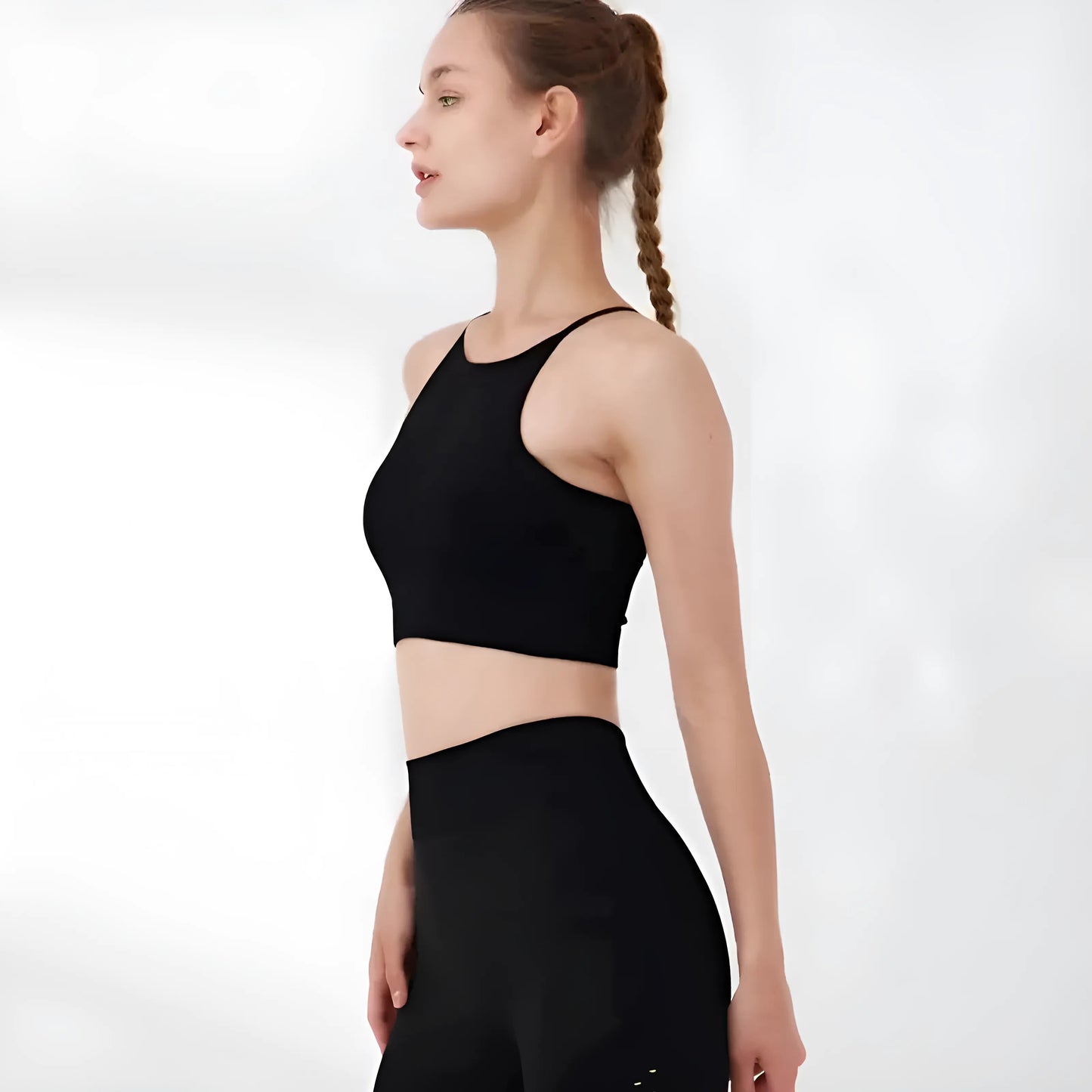 Ensemble de sport avec shorts courts