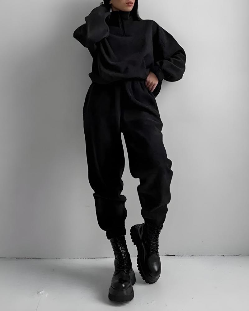 Ensemble de survêtement en polaire long