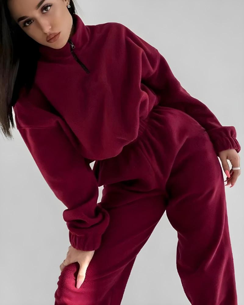 Ensemble de survêtement en polaire long