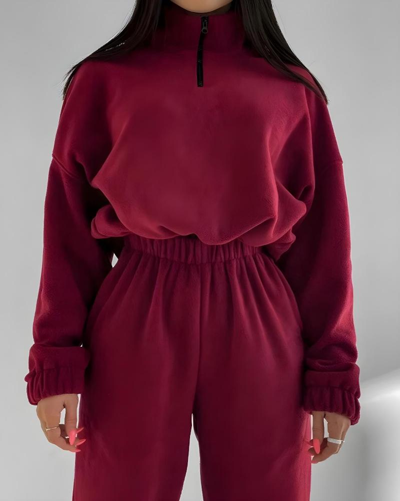 Ensemble de survêtement en polaire long