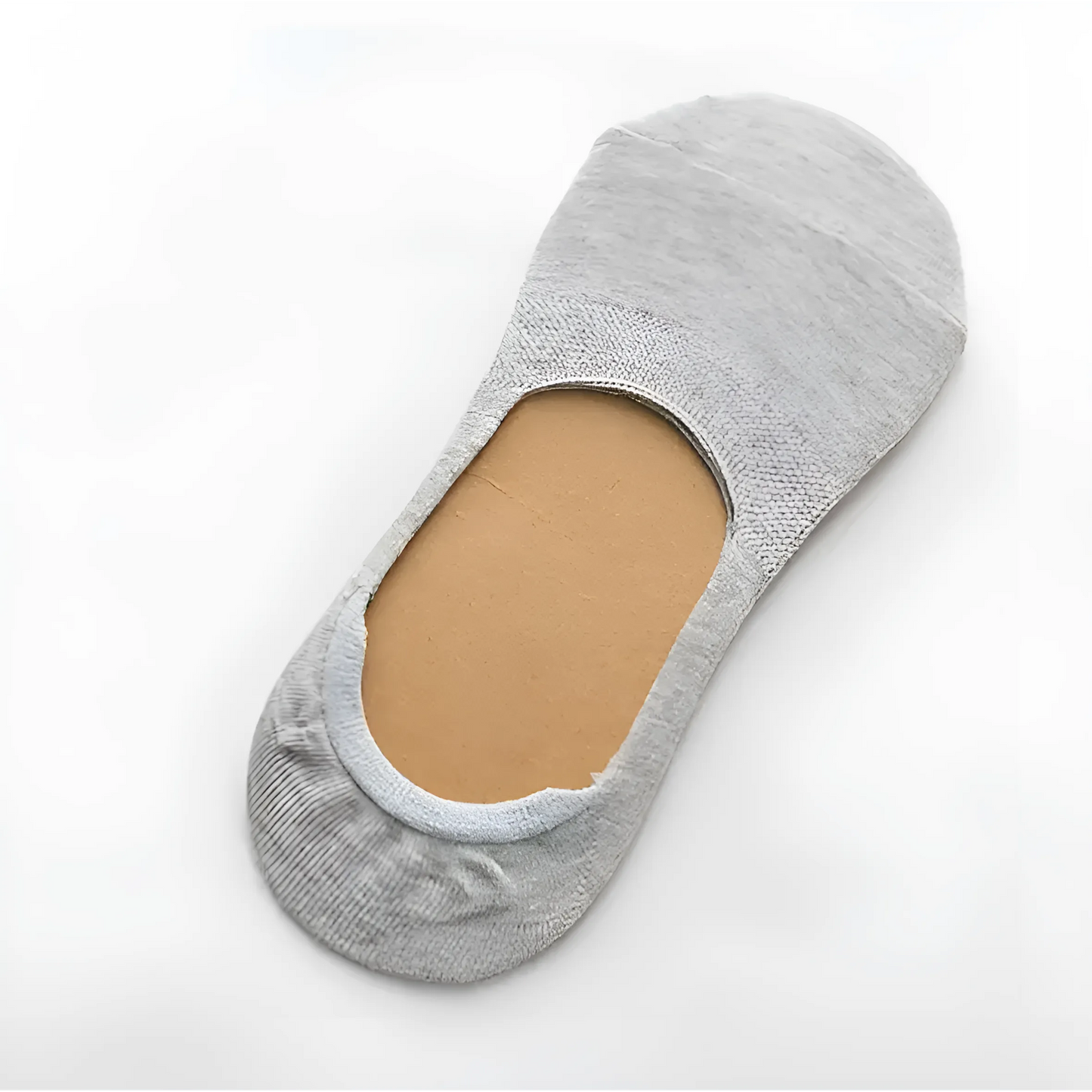 Gris 5 paires de chaussettes de cheville colorées pour femmes