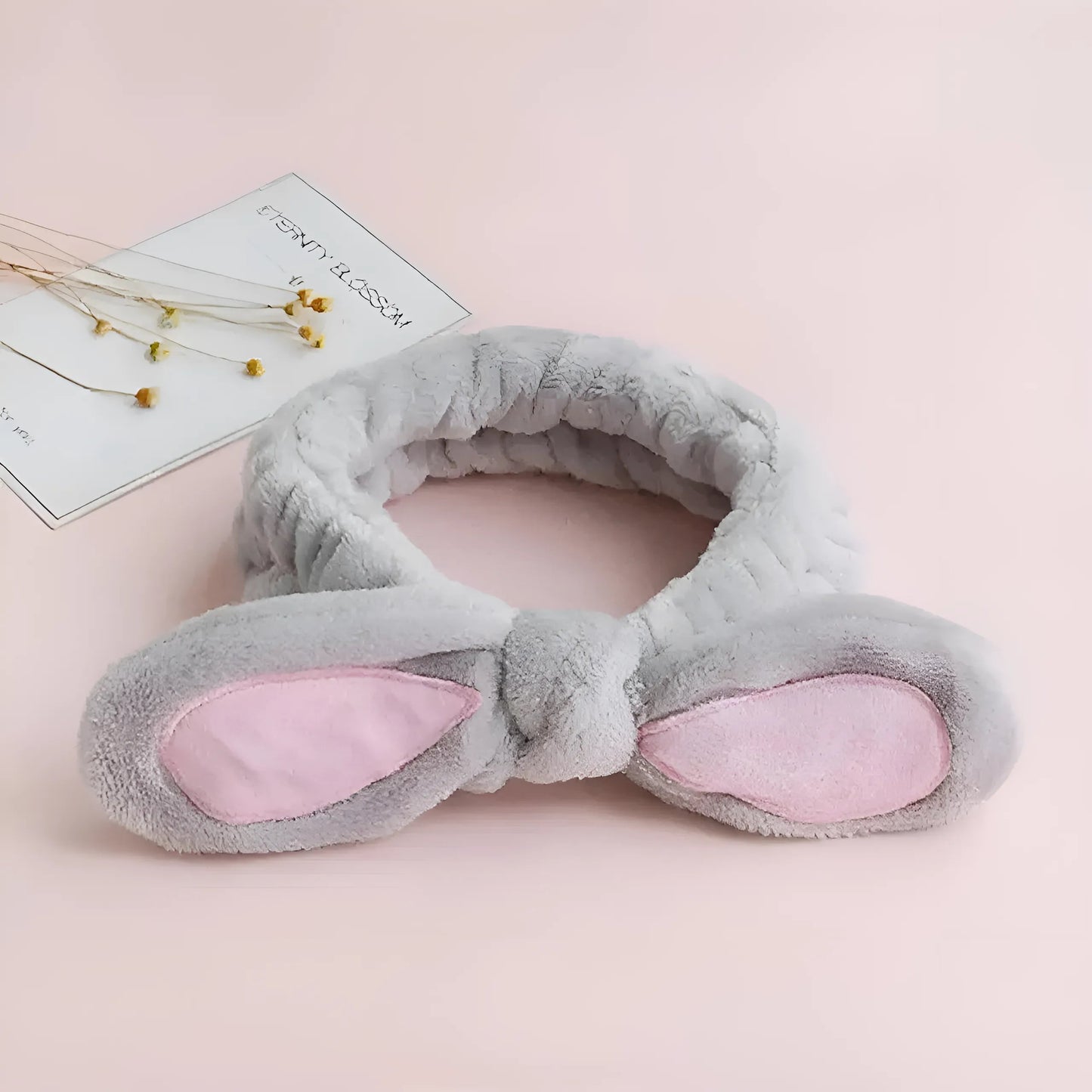 Gris Bandeau oreilles de lapin