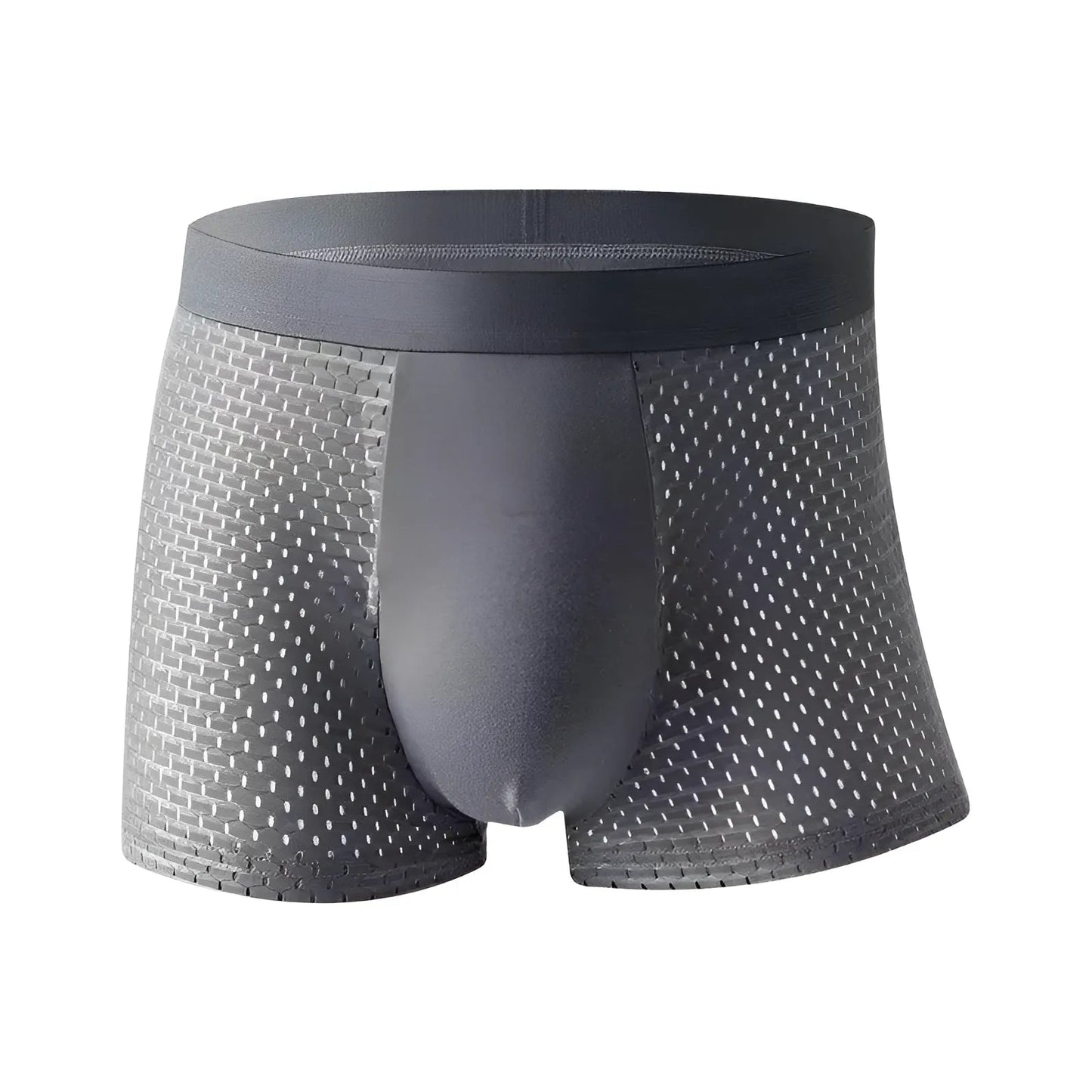 Gris Boxers respirants pour hommes