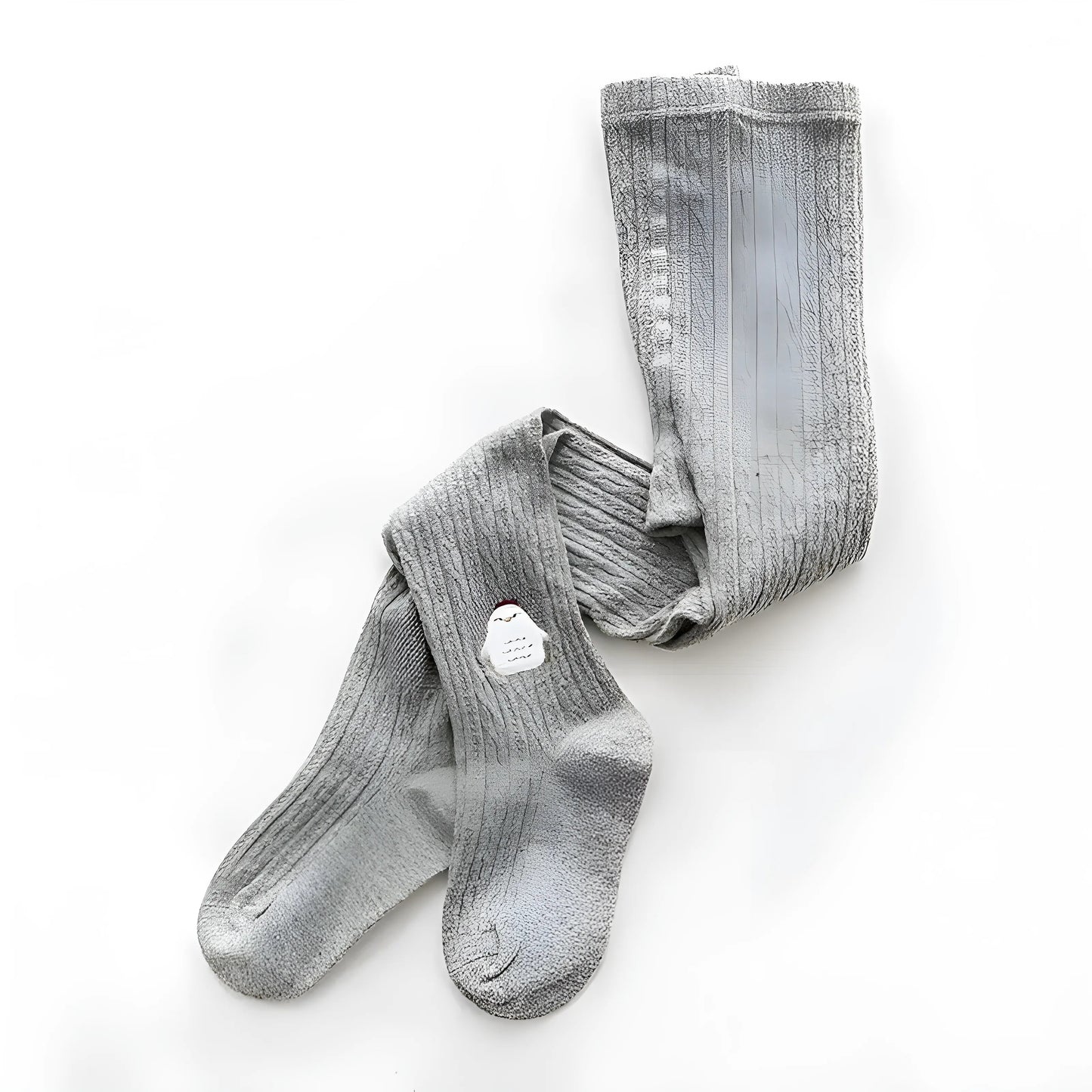 Gris Collants pour enfants avec des motifs d'animaux
