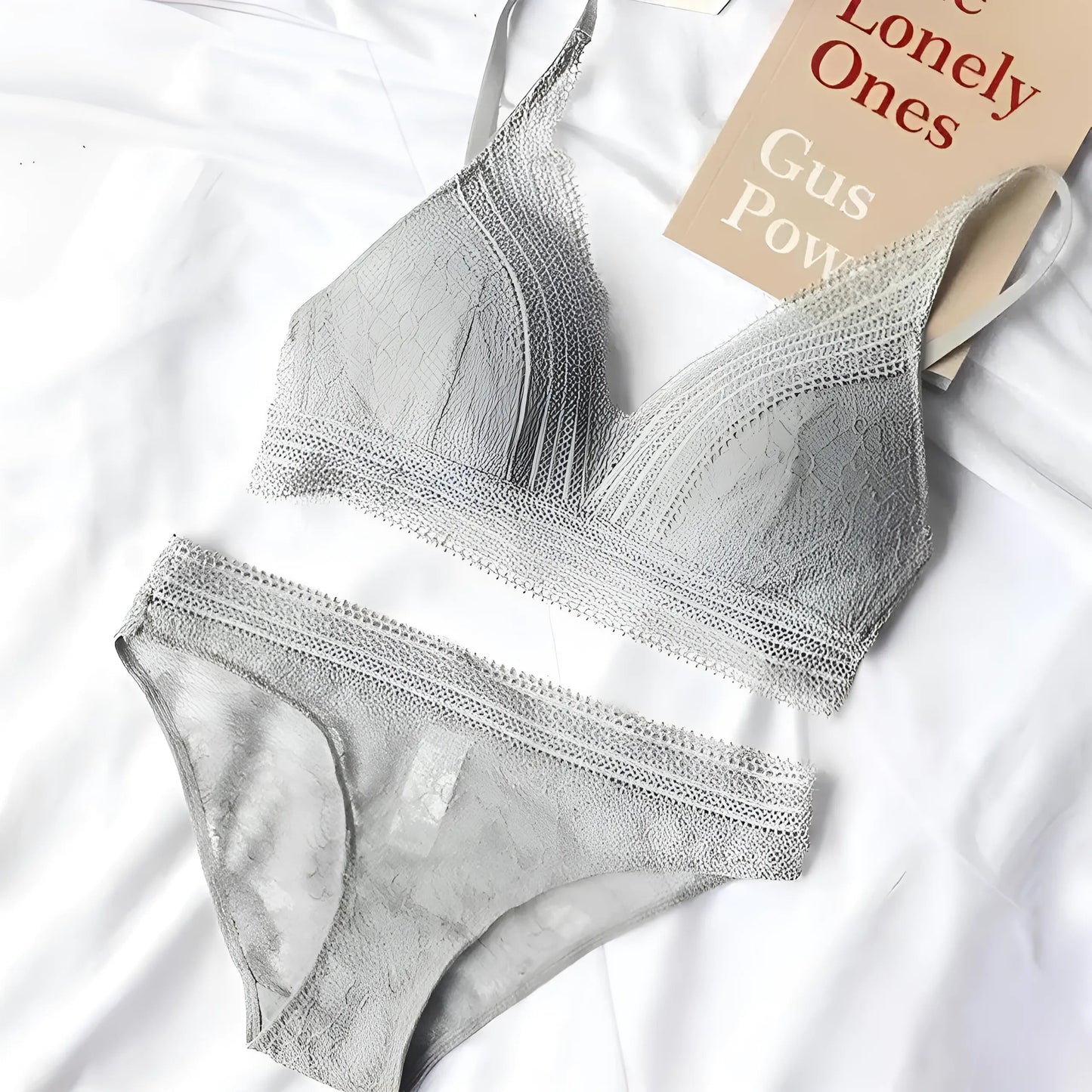 Gris Ensemble de vêtements de détente confortable avec taille élastique