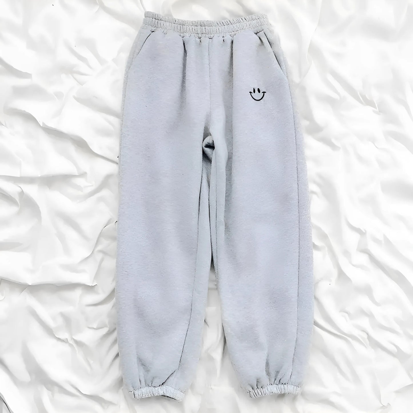 Gris Ensembles de sport avec imprimé subtil