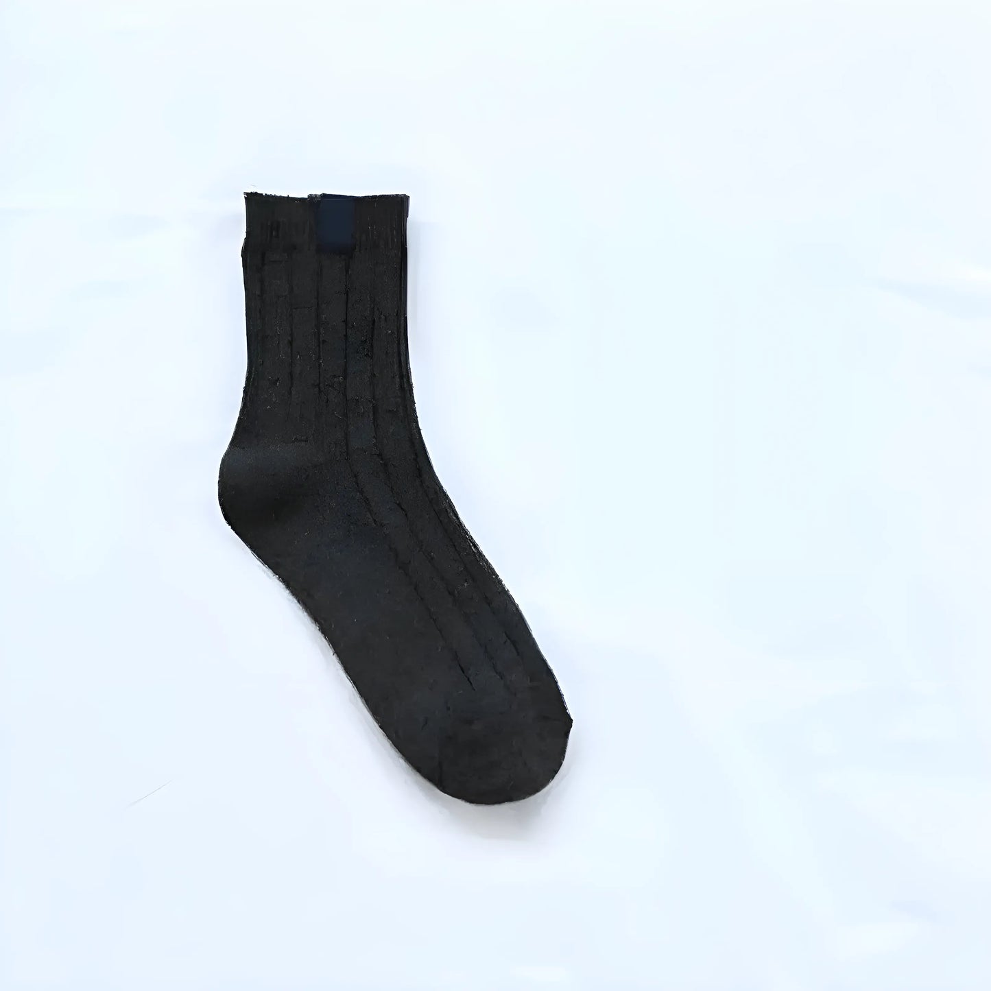 Gris foncé Chaussettes rayées