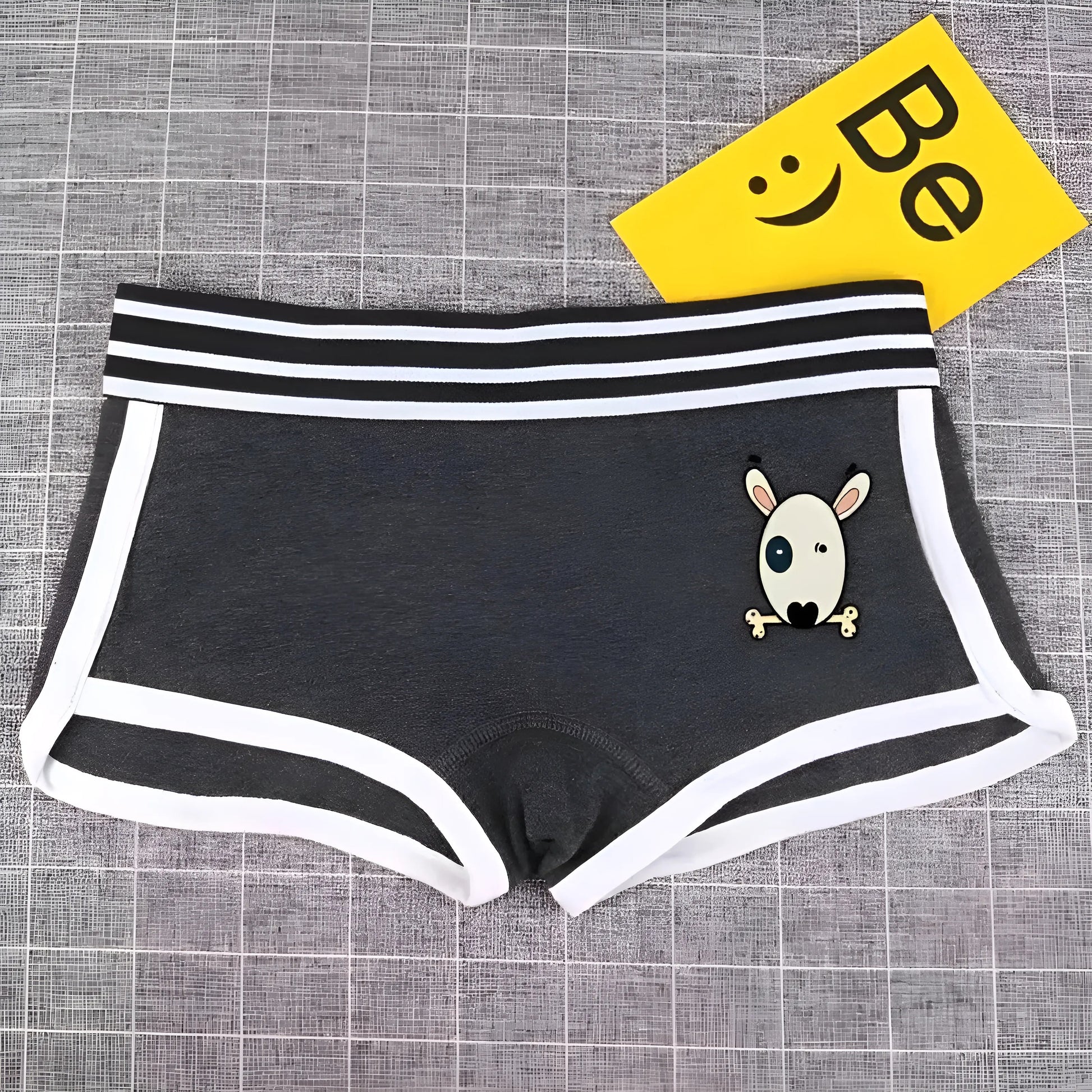 Gris foncé Shorts de boxe colorés pour femmes