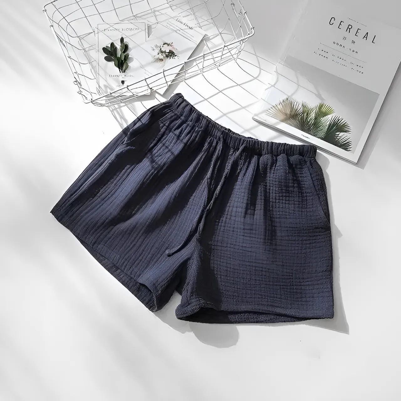 Gris foncé Shorts de sommeil