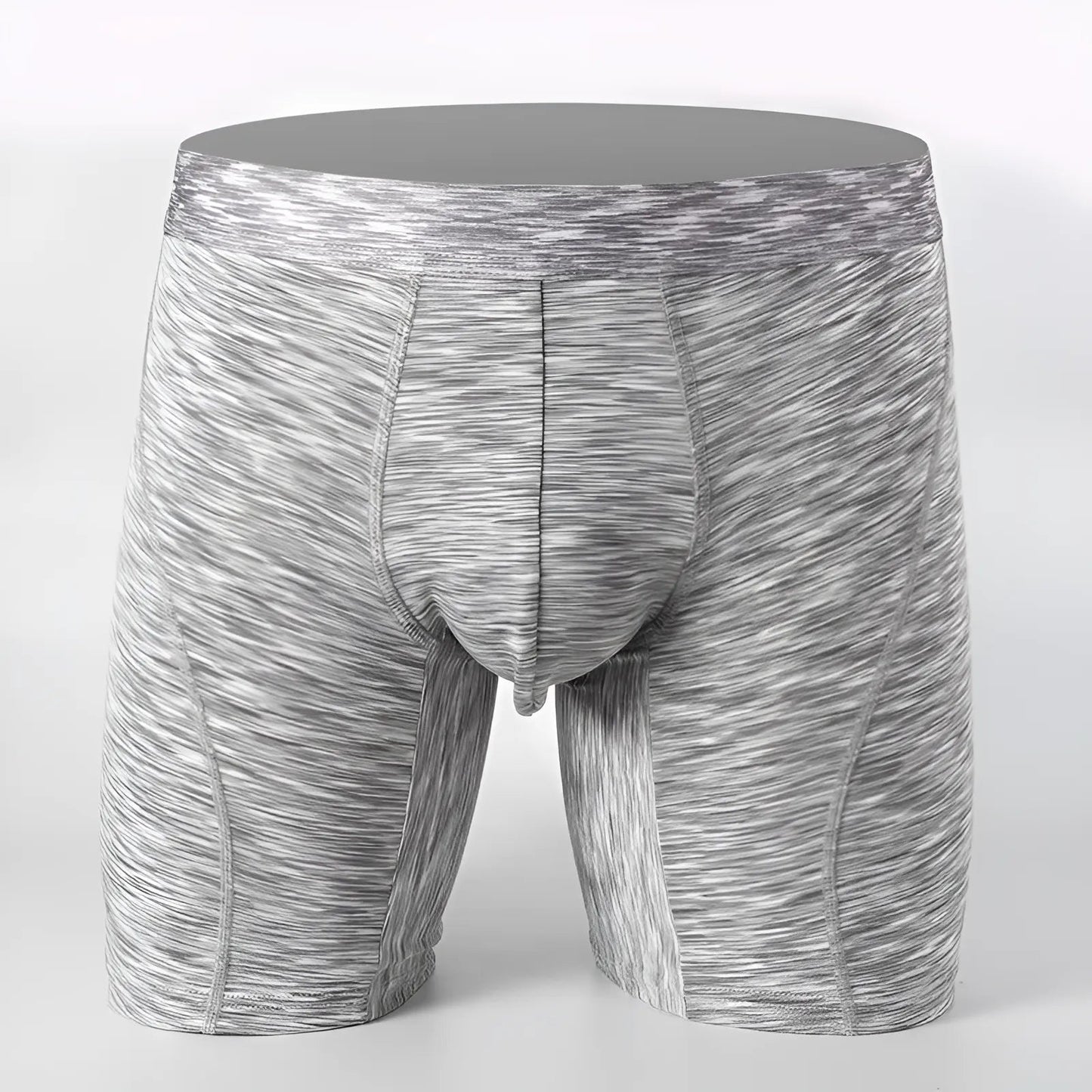 Gris Shorts boxers longs respirants pour hommes