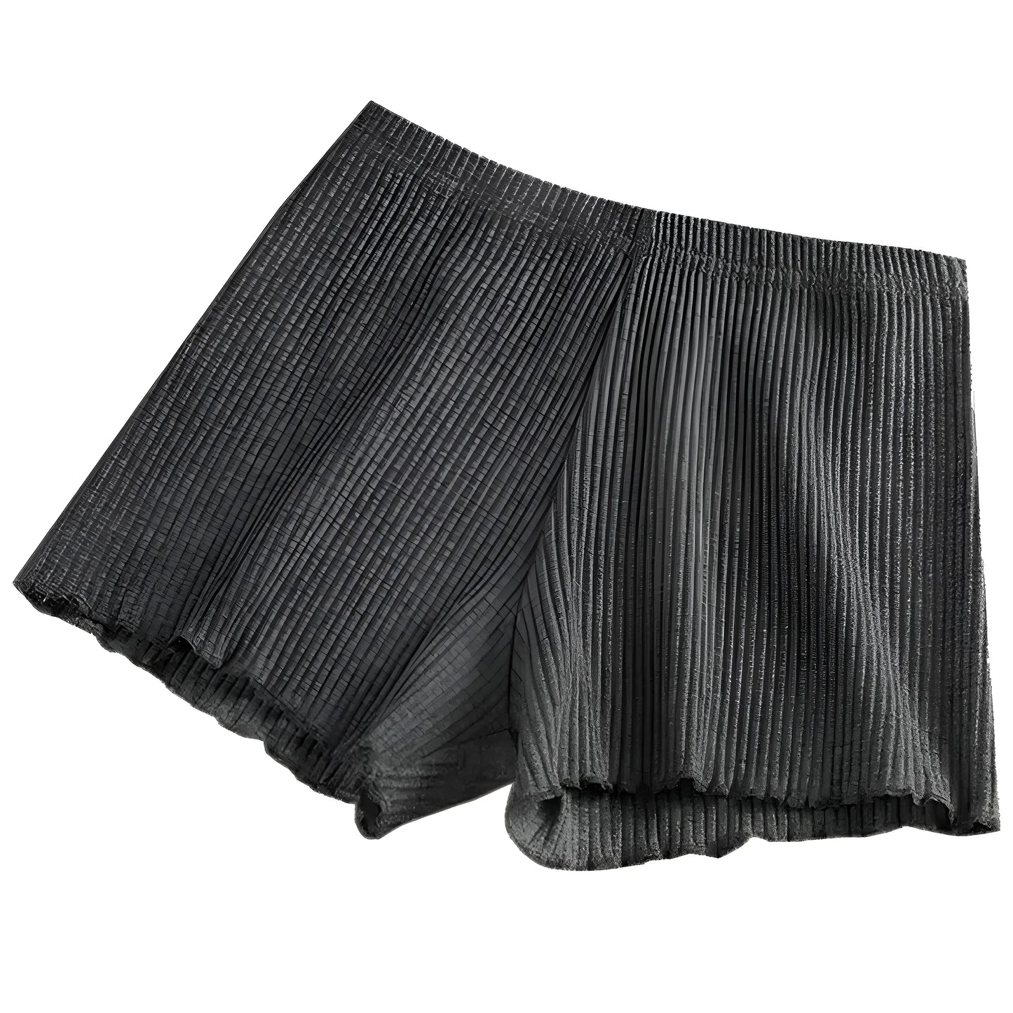 Gris Shorts de boxe pour femmes à rayures avec des jambes plus longues