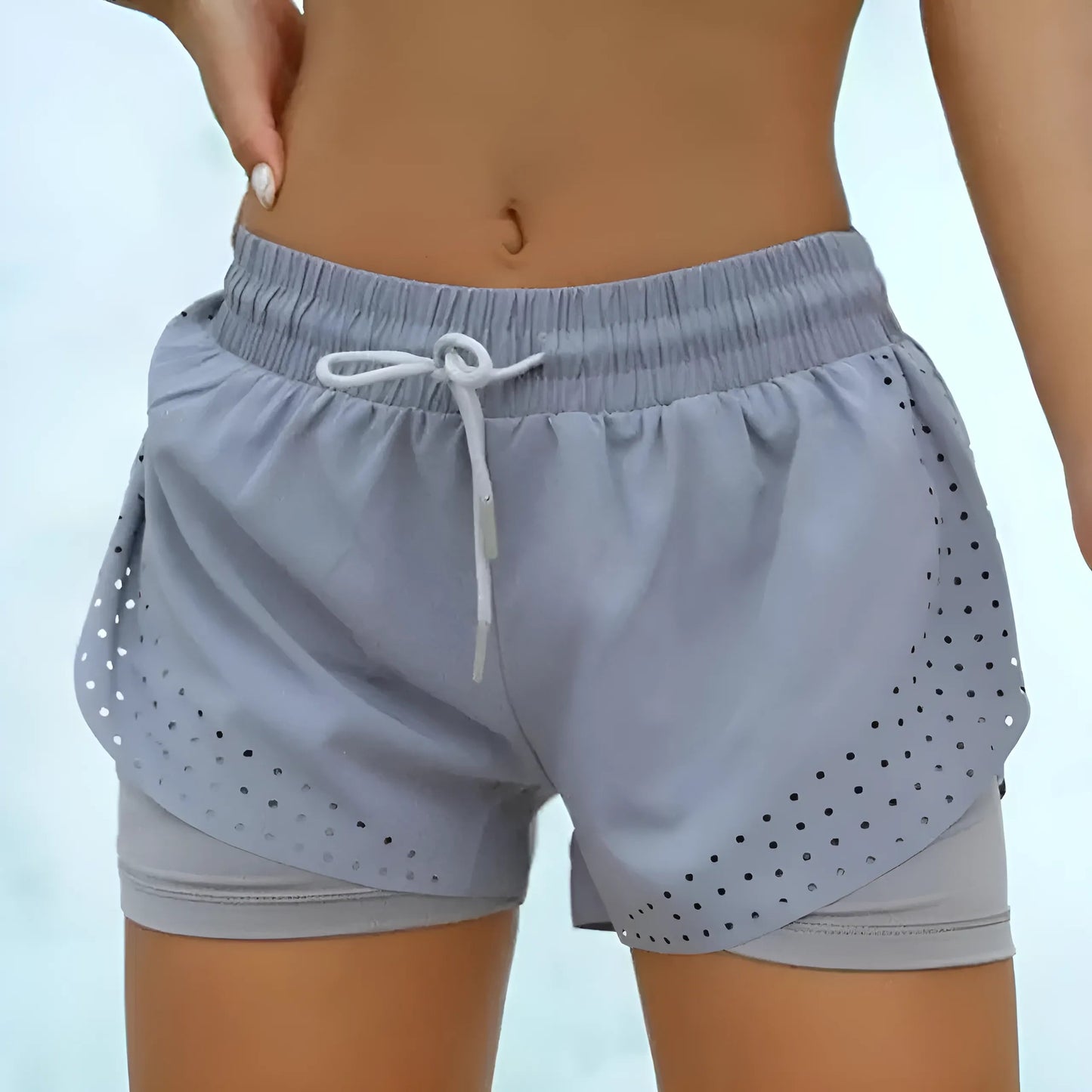 Gris Shorts de sport
