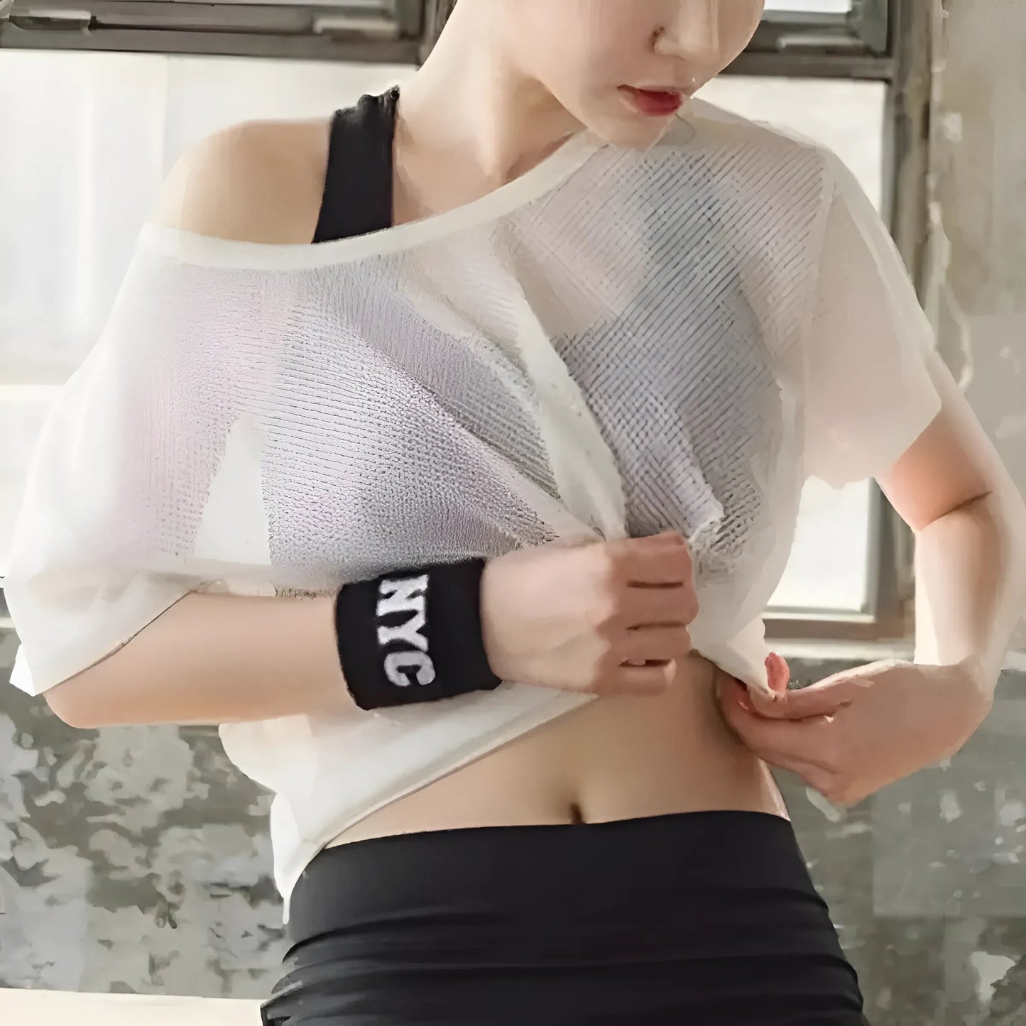 Haut de sport ample
