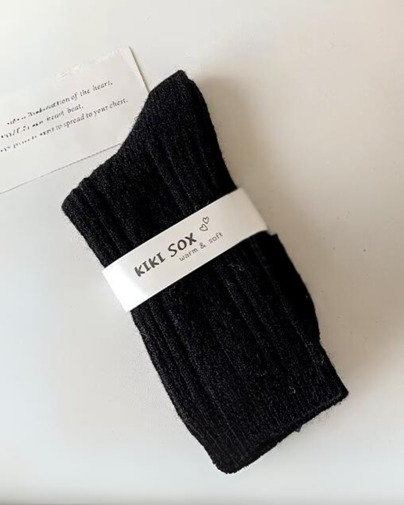 Chaussettes longues et chaudes à motif