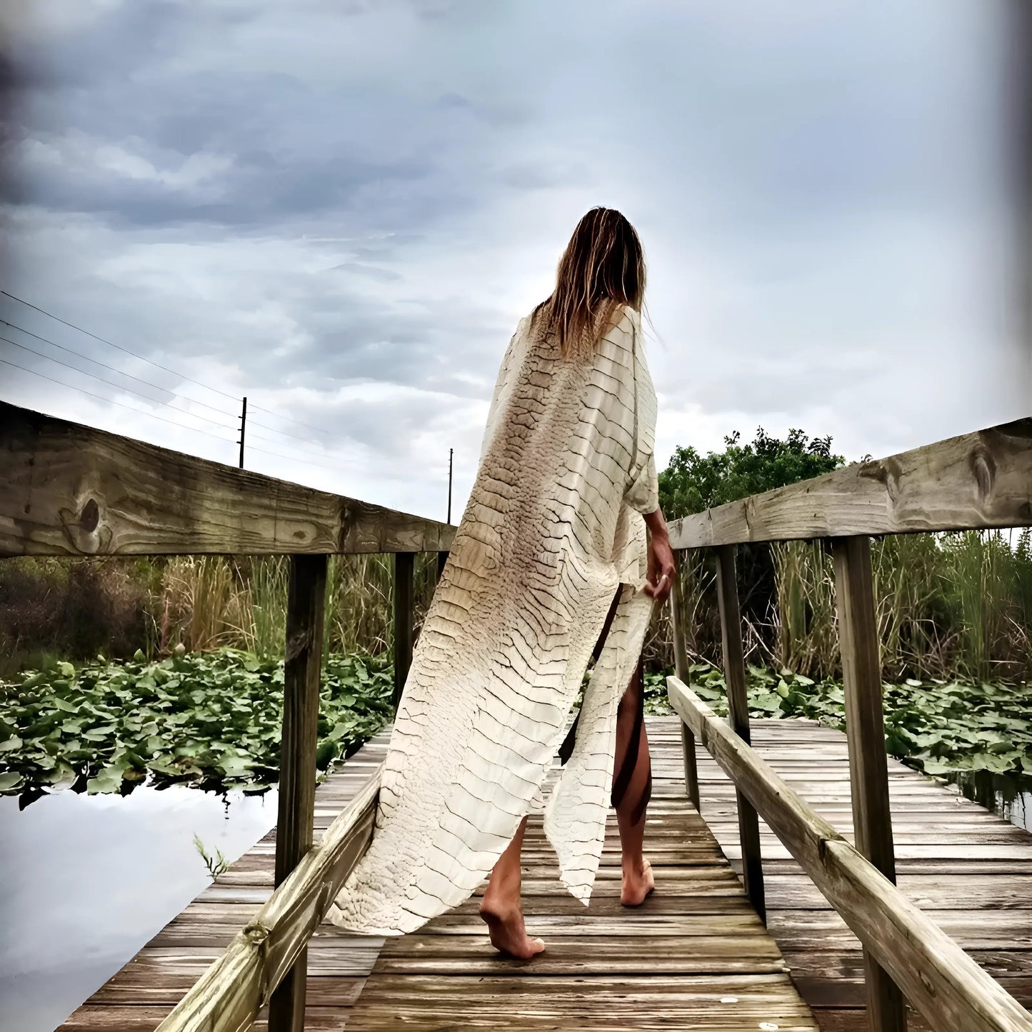 Imprimé animal Kimono de plage
