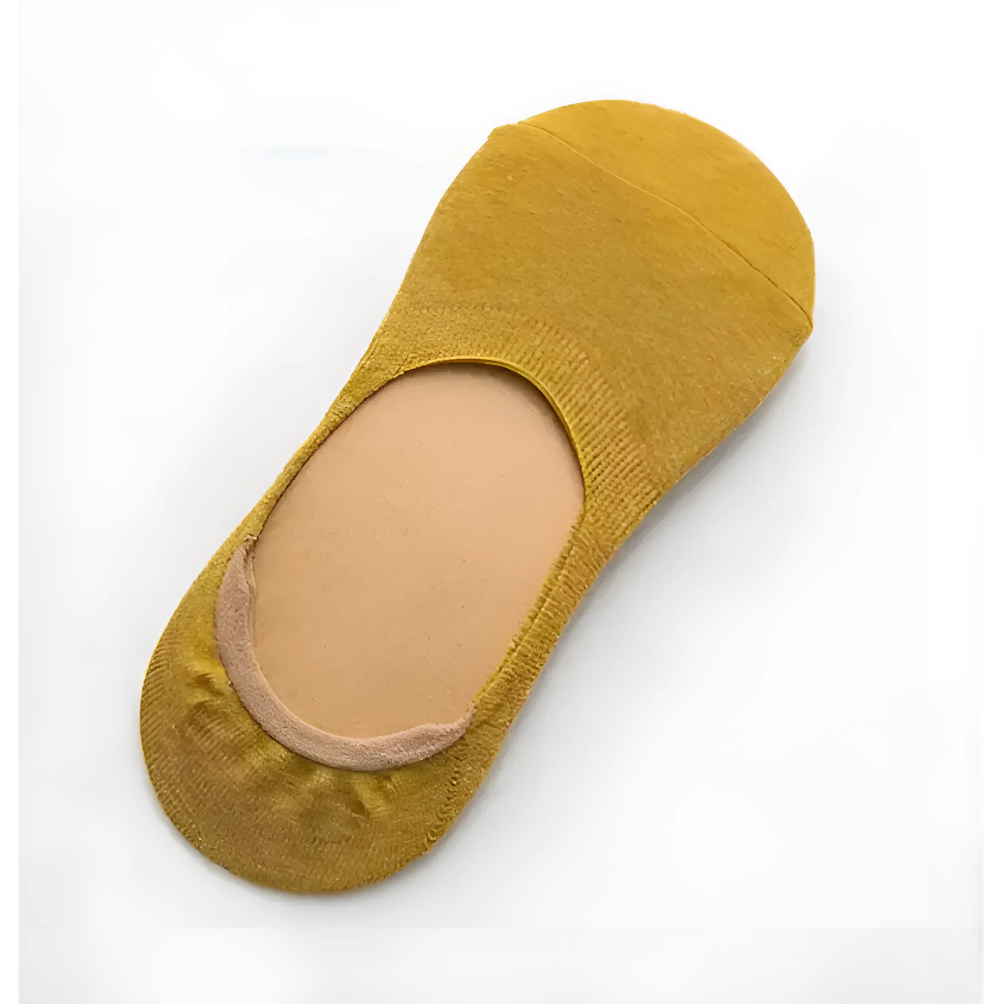 Jaune 5 paires de chaussettes de cheville colorées pour femmes