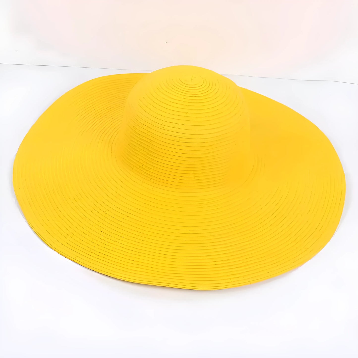 Jaune Chapeau de plage classique