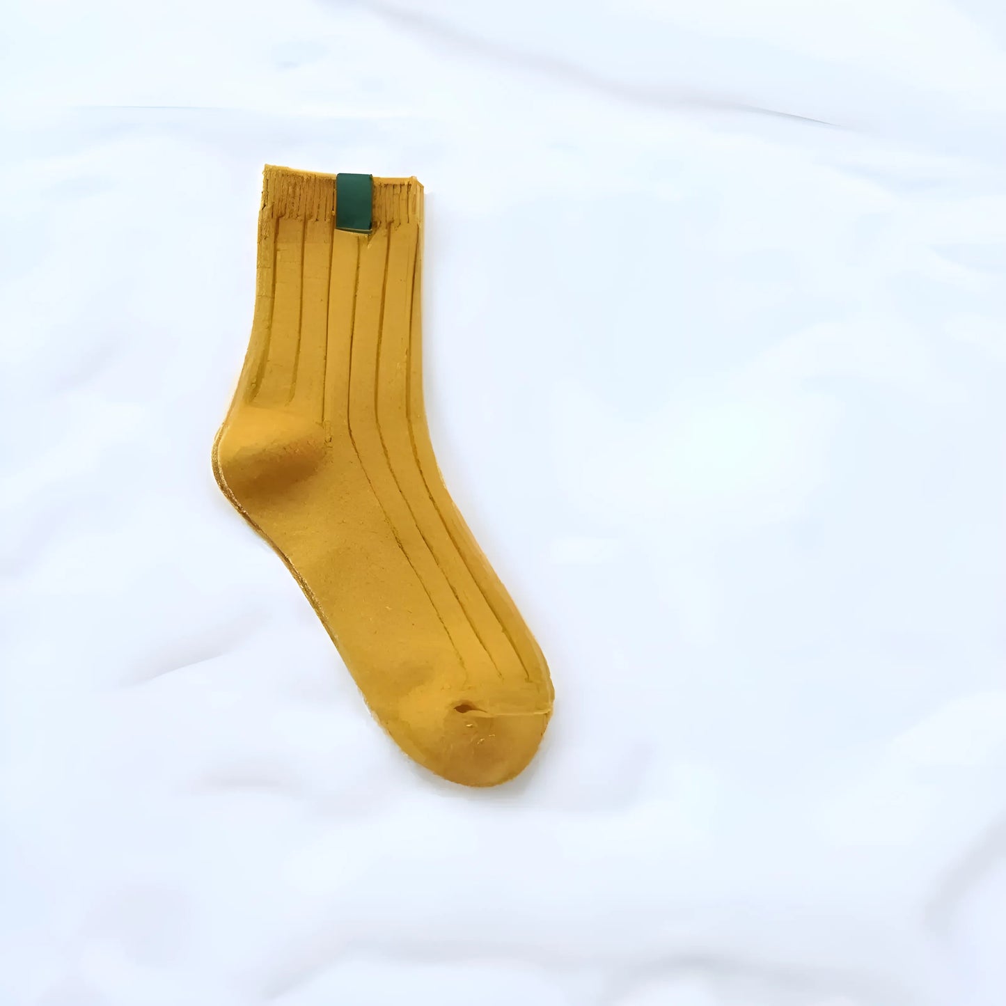 Jaune Chaussettes rayées