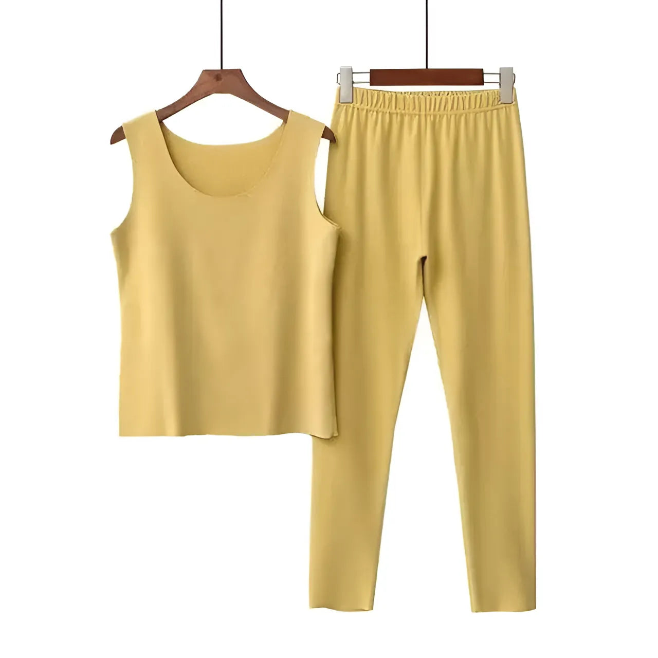 Jaune Lingerie thermique