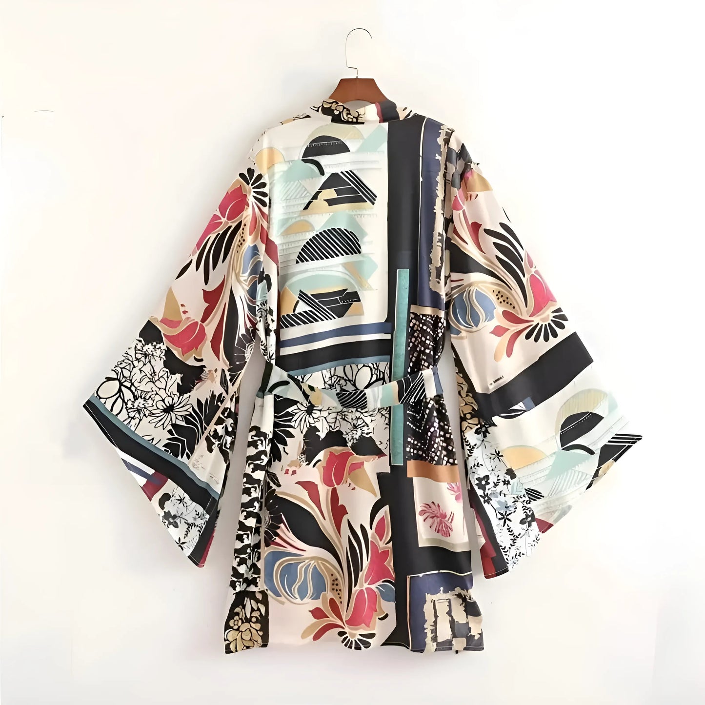 Kimono de plage coloré